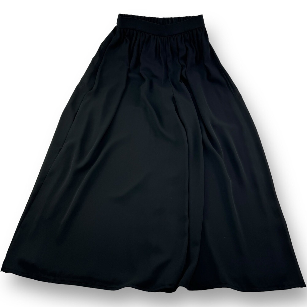 A.J. BARI Black Polyester Long Skirt Womens Size 10